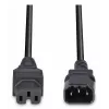 Lindy 2m IEC C14 to IEC C15 'Hot Condition' maitinimo laidas, juodas