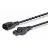 Lindy 2m IEC C14 to IEC C15 'Hot Condition' maitinimo laidas, juodas