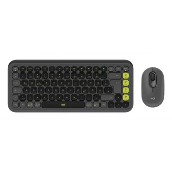 Klaviatūra Logitech POP Icon Combo Mini belaidė Bluetooth QWERTZ vokiška