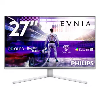 Philips Evnia 8000 27M2N8500/00 kompiuterio monitorius 67,3 cm (26,5 col.) 2560 x 1440 pikselių Quad HD QD-OLED Baltas