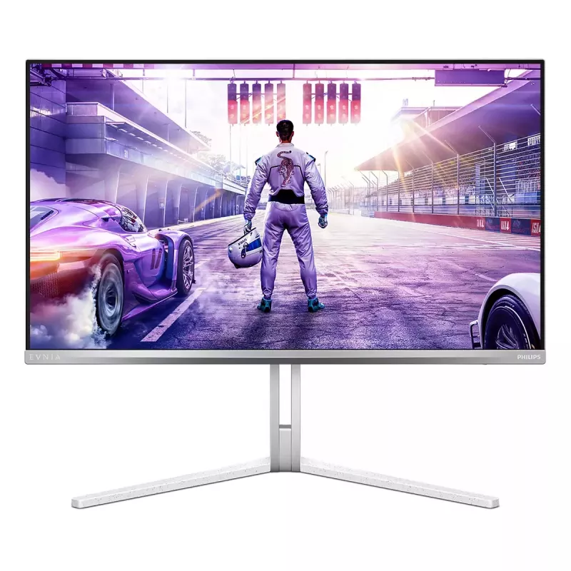 Philips Evnia 8000 27M2N8500/00 kompiuterio monitorius 67,3 cm (26,5 col.) 2560 x 1440 pikselių Quad HD QD-OLED Baltas