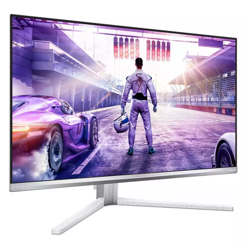 Philips Evnia 8000 27M2N8500/00 kompiuterio monitorius 67,3 cm (26,5 col.) 2560 x 1440 pikselių Quad HD QD-OLED Baltas