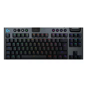 „Logitech G G915 X LIGHTSPEED“ klaviatūra, skirta žaidimams, USB, radijo dažnio belaidė, „Bluetooth“, QWERTY, juoda