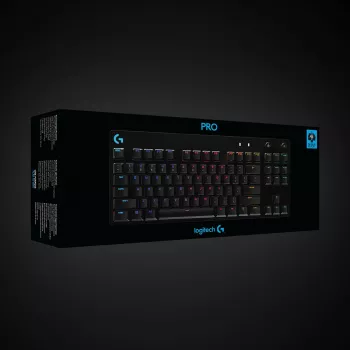 LOGITECH G PRO mechaninė žaidimų klaviatūra, juoda, Qwertzu vokiška