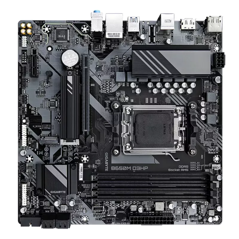 Motininė plokštė GIGABYTE B650M D3HP, AMD AM5, Micro ATX