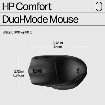 HP 685 Comfort belaidė dviejų režimų klaviatūros ir pelės kombinacija, Bluetooth, viso dydžio