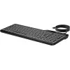 HP 405 daugiaįrenginė apšviesta laidinė klaviatūra, pilno dydžio (100%), laidinė, USB, membraninė, QWERTY, juoda