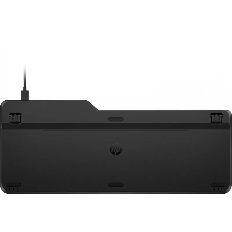 HP 405 daugiaįrenginė apšviesta laidinė klaviatūra, pilno dydžio (100%), laidinė, USB, membraninė, QWERTY, juoda