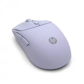 HP 400 tylioji violetinė belaidė pelė, ambidekstrinė, RF belaidis + Bluetooth, 6000 DPI, violetinė