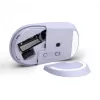 HP 400 tylioji violetinė belaidė pelė, ambidekstrinė, RF belaidis + Bluetooth, 6000 DPI, violetinė