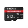 WESTERN DIGITAL Express microSD kortelė 256 GB - iki 880 MB/s skaitymo iki 650 MB/s rašymo 210 MB/s nuolatinio rašymo U3 C10