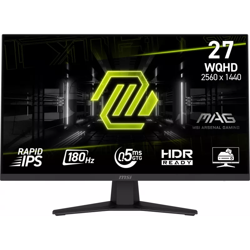 MSI MAG 274QF kompiuterio monitorius 68,6 cm (27 col.) 2560 x 1440 pikselių „Wide Quad HD“ LCD juodas