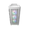 COUGAR Midi Tower korpusas Duoface Pro ARGB, baltas, Midi Tower, PC, baltas, ATX, EATX, micro ATX, Mini-ITX, SSI CEB, metalas, nailonas, grūdintas stiklas, Multi