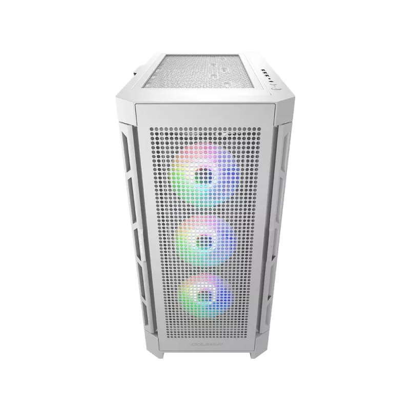 COUGAR Midi Tower korpusas Duoface Pro ARGB, baltas, Midi Tower, PC, baltas, ATX, EATX, micro ATX, Mini-ITX, SSI CEB, metalas, nailonas, grūdintas stiklas, Multi