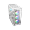 COUGAR Midi Tower korpusas Duoface Pro ARGB, baltas, Midi Tower, PC, baltas, ATX, EATX, micro ATX, Mini-ITX, SSI CEB, metalas, nailonas, grūdintas stiklas, Multi