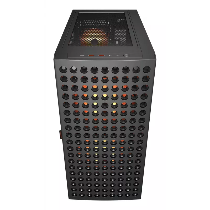 COUGAR Midi Tower korpusas, Airface ECO, ARGB, juodas