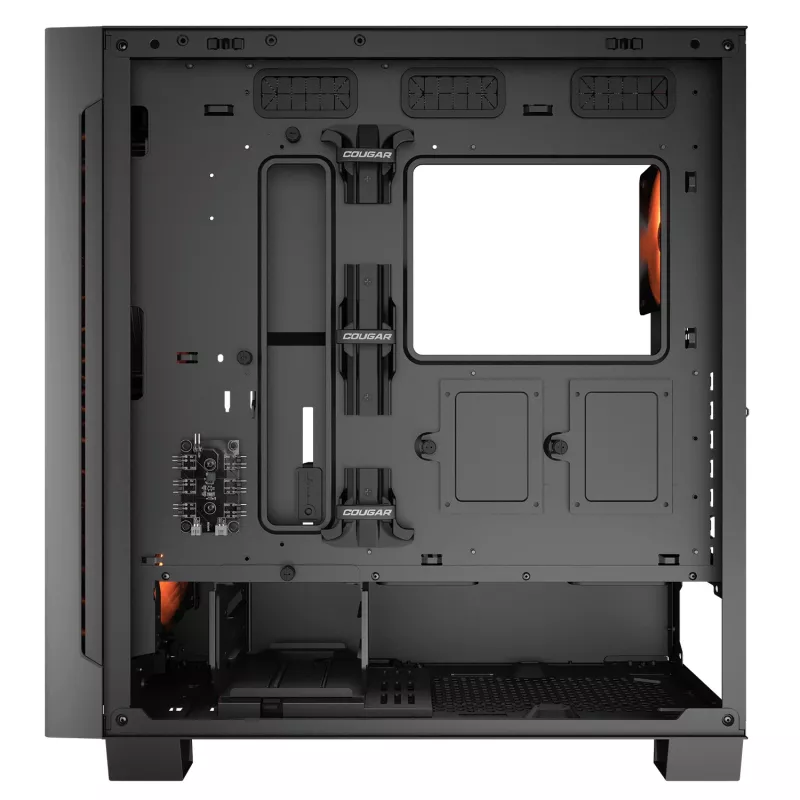 COUGAR Midi Tower korpusas, Airface ECO, ARGB, juodas