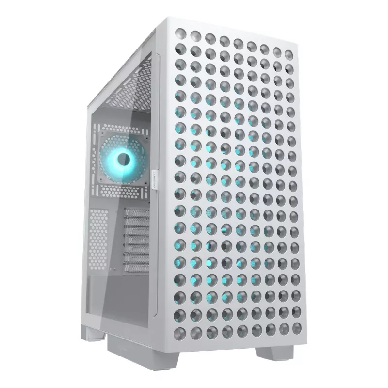 COUGAR Midi Tower korpusas, Airface ECO, ARGB, Baltas