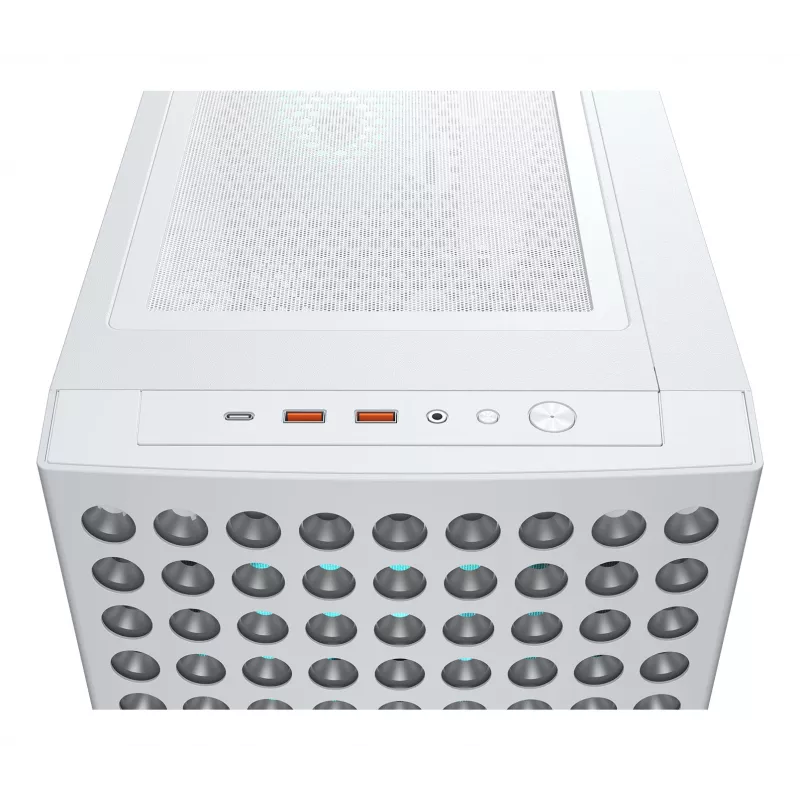 COUGAR Midi Tower korpusas, Airface ECO, ARGB, Baltas