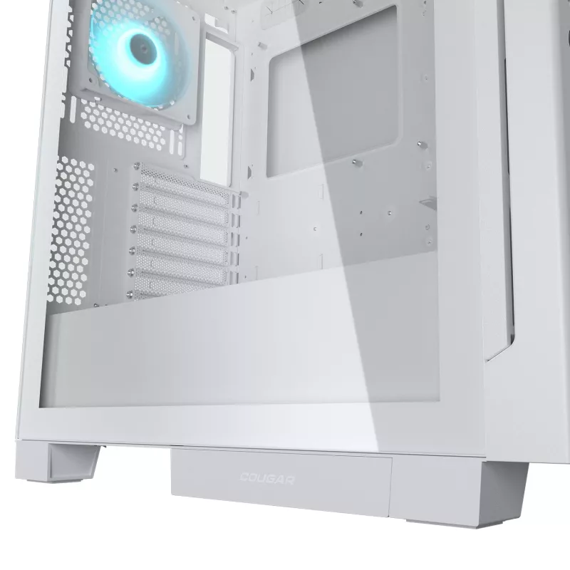 COUGAR Midi Tower korpusas, Airface ECO, ARGB, Baltas