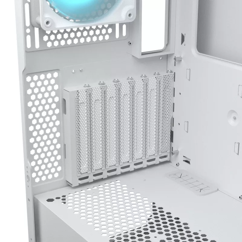 COUGAR Midi Tower korpusas, Airface ECO, ARGB, Baltas