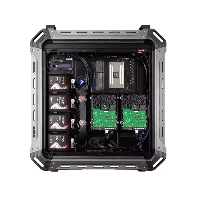 Full Tower COUGAR Gaming Panzer Max-G Black 120 140 mm fans
