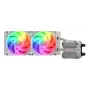 COUGAR CPU vandens aušinimas Poseidon Ultra 240, ARGB, balta, Viskas viename skystinis aušintuvas, 12 cm, 500 RPM, 2200 RPM, balta