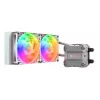 COUGAR CPU vandens aušinimas Poseidon Ultra 240, ARGB, balta, Viskas viename skystinis aušintuvas, 12 cm, 500 RPM, 2200 RPM, balta