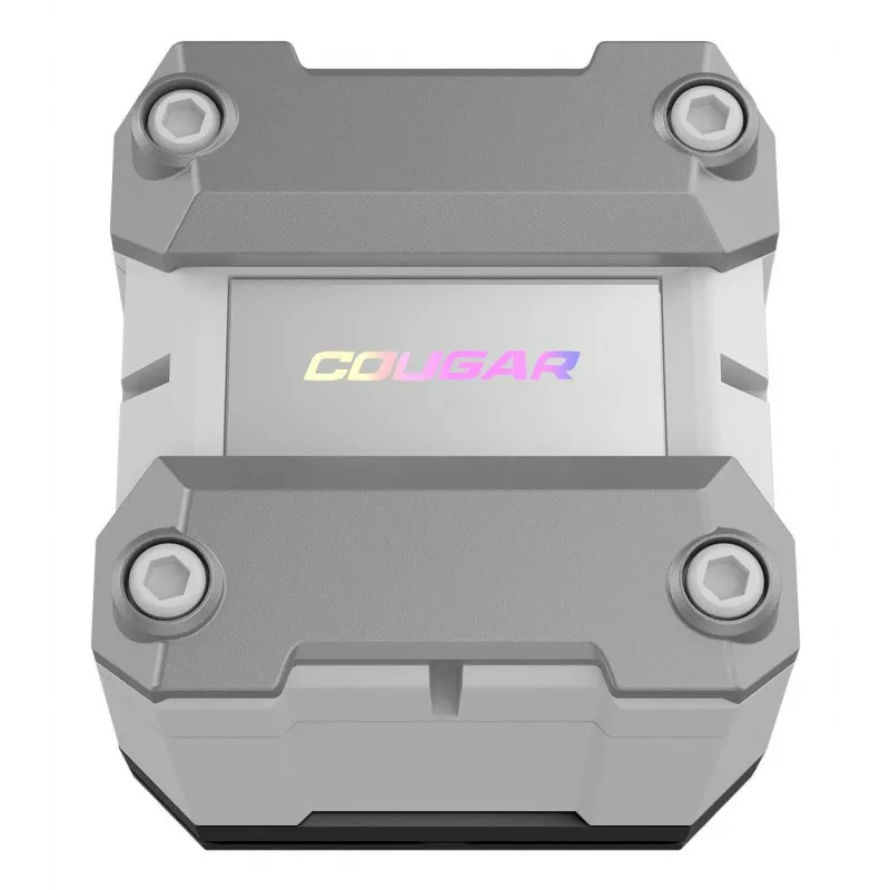 COUGAR CPU vandens aušinimas Poseidon Ultra 360, ARGB, balta, Viskas viename skystas aušintuvas, 12 cm, 500 RPM, 2200 RPM, balta