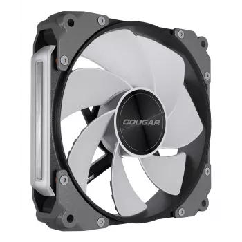 COUGAR Case Fan Apolar 120 ARGB, Reverse Blade, Juoda, Fan module, Juoda, 3-pin + 4-pin, 1 fan(s), 75.38 cfm, 37.1 dB