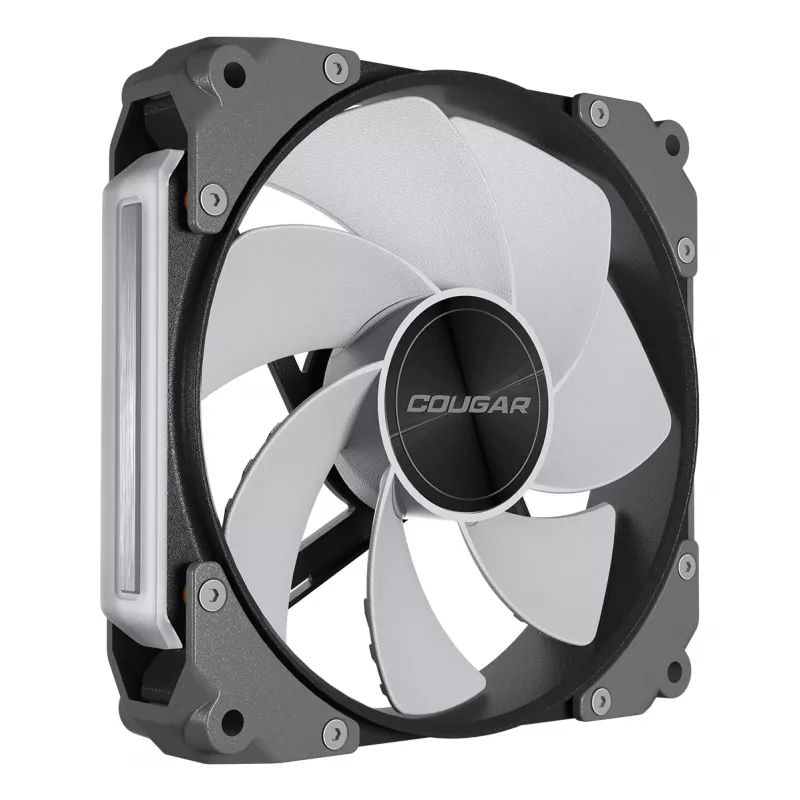 COUGAR Case Fan Apolar 120 ARGB, Reverse Blade, Juoda, Fan module, Juoda, 3-pin + 4-pin, 1 fan(s), 75.38 cfm, 37.1 dB