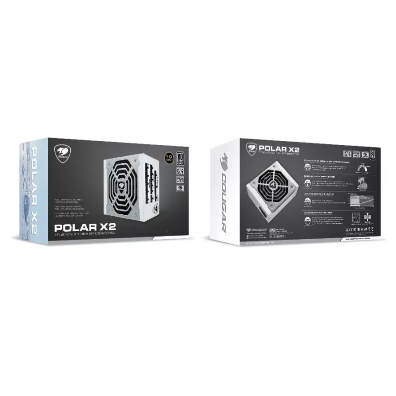 COUGAR POLAR X2 1050W Maitinimo blokas ATX3.1 / 80 Plus Platinum / Modularus
