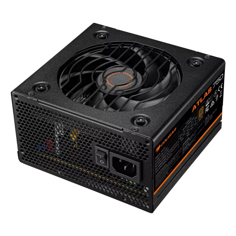 COUGAR maitinimo šaltinis ATLAS 550W ATX / 80 Plus Bronze, 550 W, 100 - 240 V, 50/60 Hz, 10 - 5 A, 120 W, 528 W