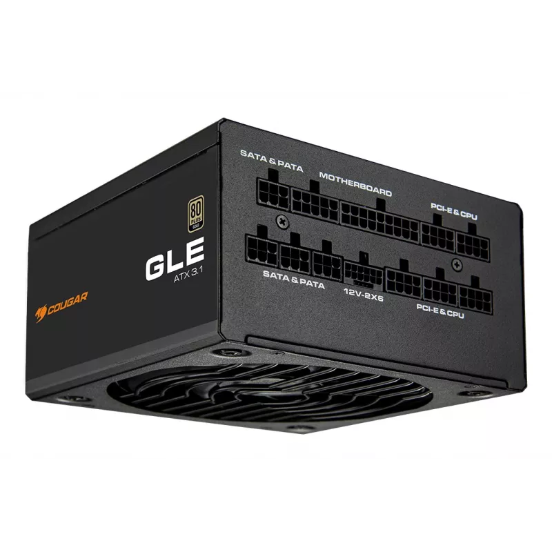 COUGAR maitinimo blokas GLE 1000W ATX3.1 / 80 Plus Gold, 1000 W, 100 - 240 V, 50/60 Hz, 15-7.5 A, 120 W, 1000 W