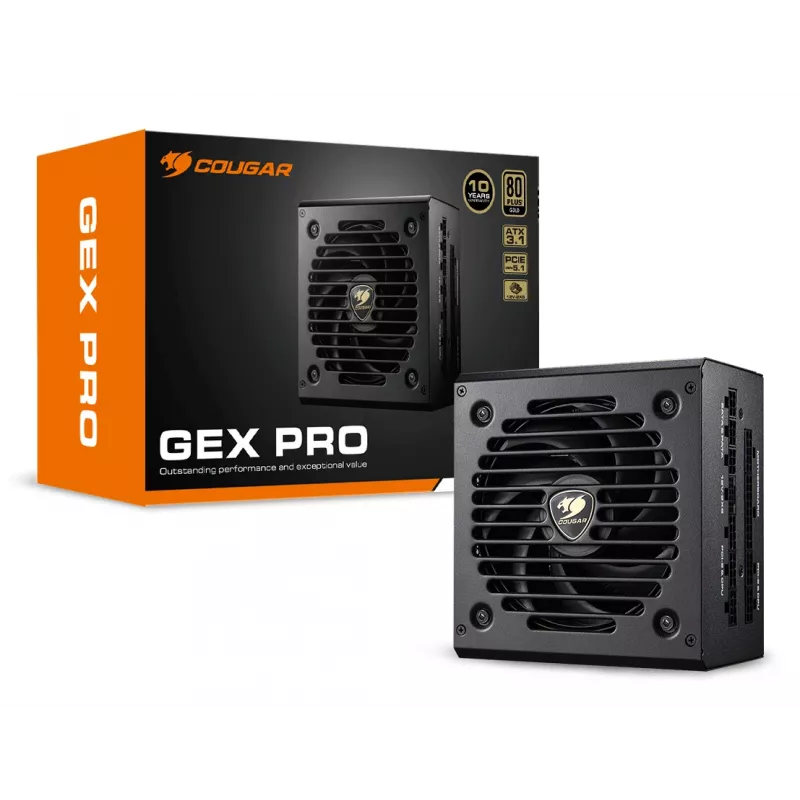 COUGAR maitinimo blokas GEX PRO 650W ATX3.1 / 80 Plus Gold / Modular