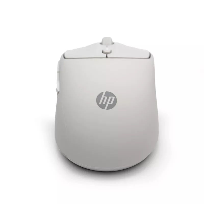 HP 400 Quiet Maple belaidė pelė, ambidekstrinė, RF belaidis + Bluetooth, 6000 DPI, smėlio spalvos
