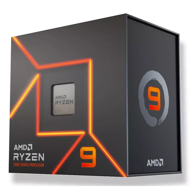 AMD Ryzen 9 7900 - 5,40 GHz - 12 branduolių - Socket AM5 - 76 MB talpykla - 65 W - WOF
