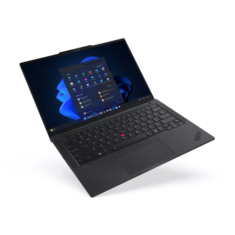 “Lenovo ThinkPad E14 Gen 7” (Intel) “Copilot+” kompiuteris „Intel Core Ultra 7 258V“ nešiojamas kompiuteris 35,6 cm (14 colių) 2,8K 32 GB LPDDR5x-SDRAM 1 TB SSD „Wi-Fi 6E“ (802.11ax) „Windows 11 Pro“ vokiška juoda