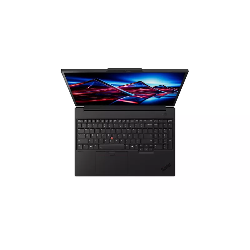 Lenovo ThinkPad P16v Gen 3 (Intel) Intel Core Ultra 9 285H Mobilioji darbo stotis 40,6 cm (16 colių) WUXGA 64 GB DDR5-SDRAM 1 TB SSD NVIDIA RTX PRO 2000 Blackwell Wi-Fi 7 (802.11be) Windows 11 Pro Vokiška Juoda