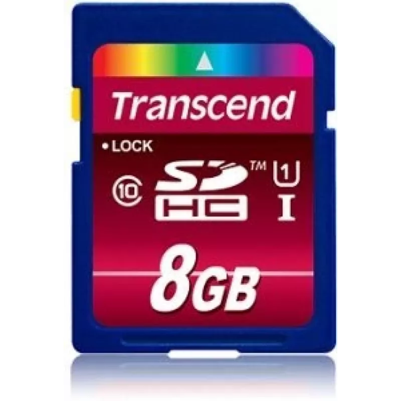 „Transcend“ 8 GB SDHC Class 10 UHS-I atminties kortelė TS8GSDU1
