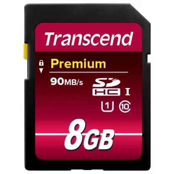 „Transcend“ 8 GB SDHC Class 10 UHS-I atminties kortelė TS8GSDU1