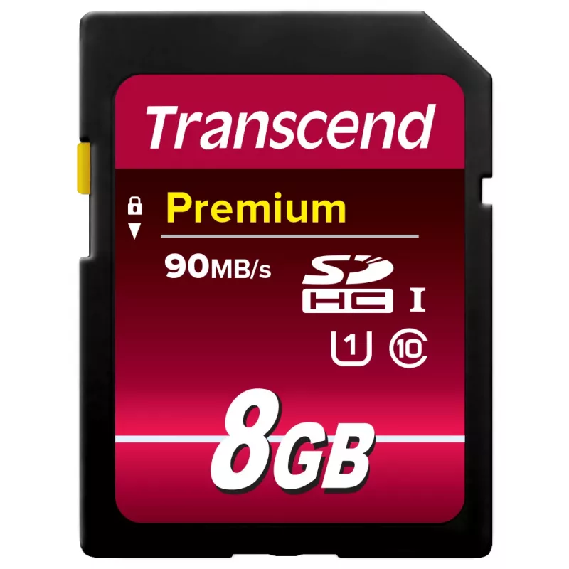 „Transcend“ 8 GB SDHC Class 10 UHS-I atminties kortelė TS8GSDU1