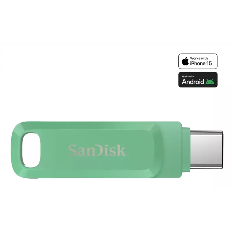 WESTERN DIGITAL SanDisk Ultra Dual Drive Go - 512 GB USB atmintukas - USB-C / USB-A - žalias