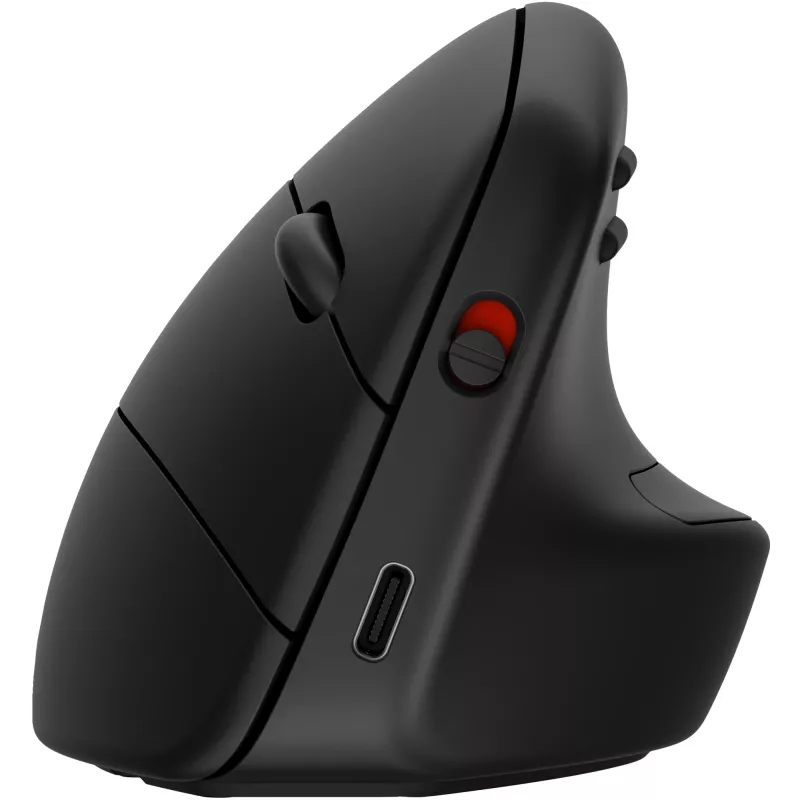 HP 920 ergonominė belaidė pelė, dešinei rankai, vertikalus dizainas, Bluetooth + USB Type-A, 4000 DPI, juoda