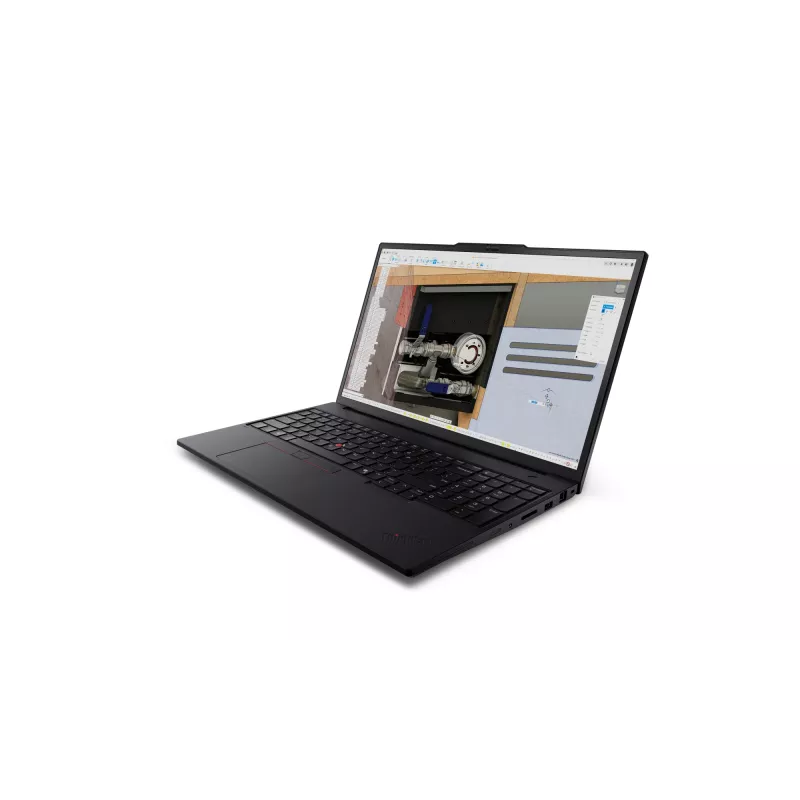 Lenovo ThinkPad P16v Gen 3 (Intel) Intel Core Ultra 7 255H Mobilioji darbo stotis 40,6 cm (16 colių) WUXGA 32 GB DDR5-SDRAM 1 TB SSD NVIDIA RTX PRO 2000 Blackwell Wi-Fi 7 (802.11be) Windows 11 Pro Vokietijos juoda
