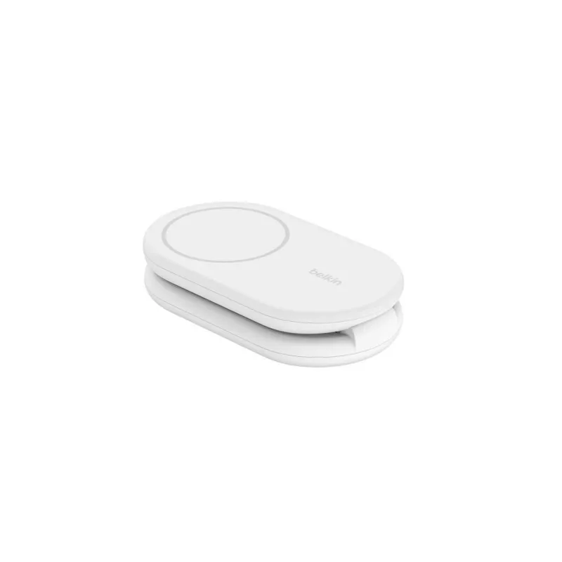 BELKIN Boostcharge Qi2 15w magnetinis 2-in-1 stovas - balta