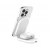BELKIN Boostcharge Qi2 15w magnetinis 2-in-1 stovas - balta