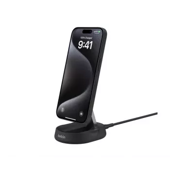 BELKIN belaidžio įkrovimo stovas - Boostcharge Pro - Qi2 15w - juoda