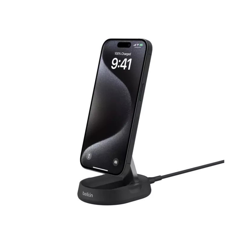 BELKIN belaidžio įkrovimo stovas - Boostcharge Pro - Qi2 15w - juoda