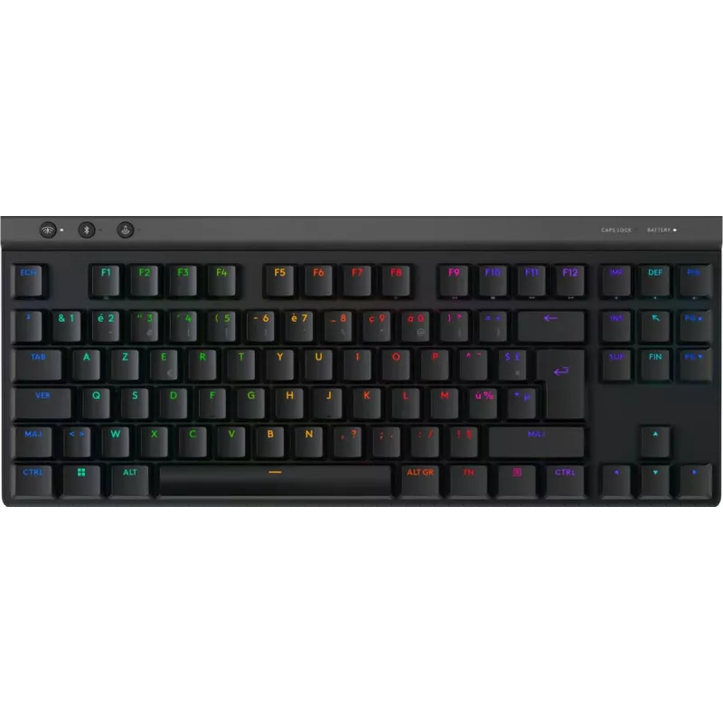Logitech G G515 klaviatūra žaidimams RF belaidė Bluetooth AZERTY prancūzų juoda